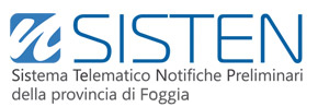 SISTEN — Sistema telematico notifiche preliminari della provincia di Foggia